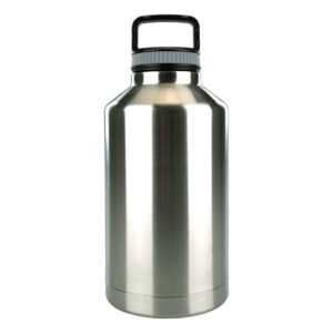 64 oz Brushed Stainless Steel Double Wall Growler